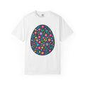 Floral Egg Shirt Easter Spring Gift Women Folk Art Tee Easter Egg T-Shirt Easter Fan Primitive Tshirt Spring Graphic Boho Wildflowers Tshirt