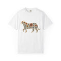 Flower Tiger Shirt Animals Outdoors Gift Women Hippie Tee Tiger Lily T-Shirt Wildlife Fan Boho Tshirt Nature Graphic Tribal Garden Flowers