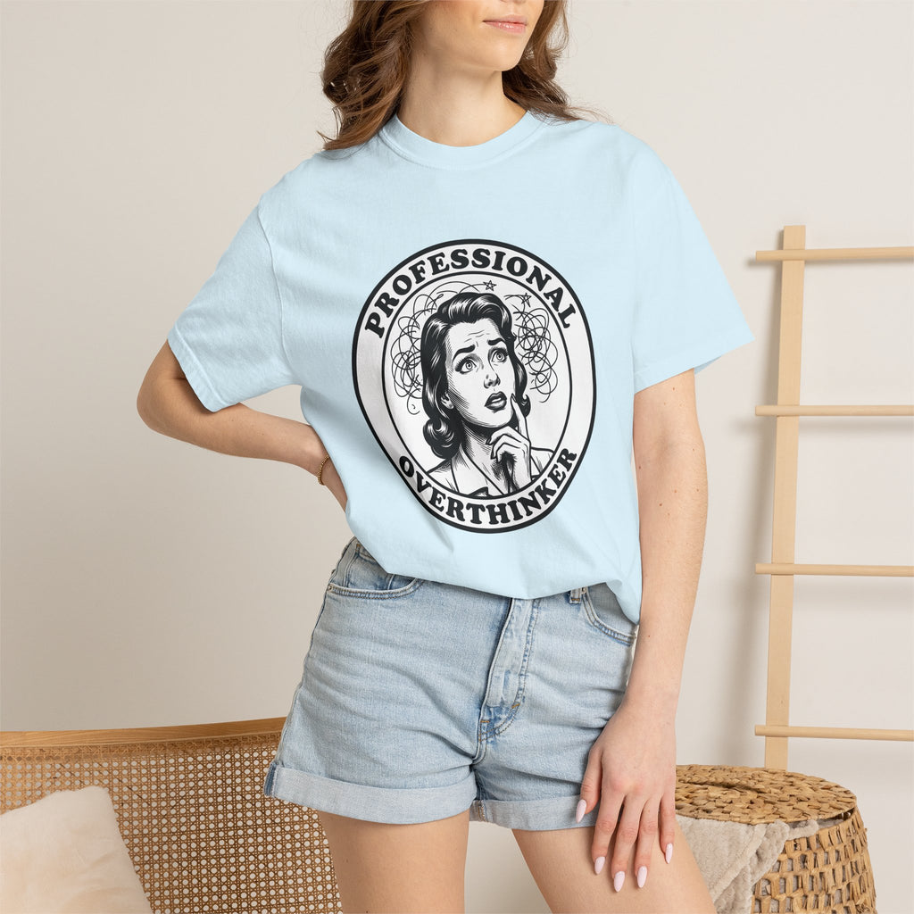 Old Woman Face Shirt Funny Witty Gift Women Line Art Tee Granny T-Shirt Humor Fan Tattoo Tshirt Sarcastic Graphic Distressed Swirl Design
