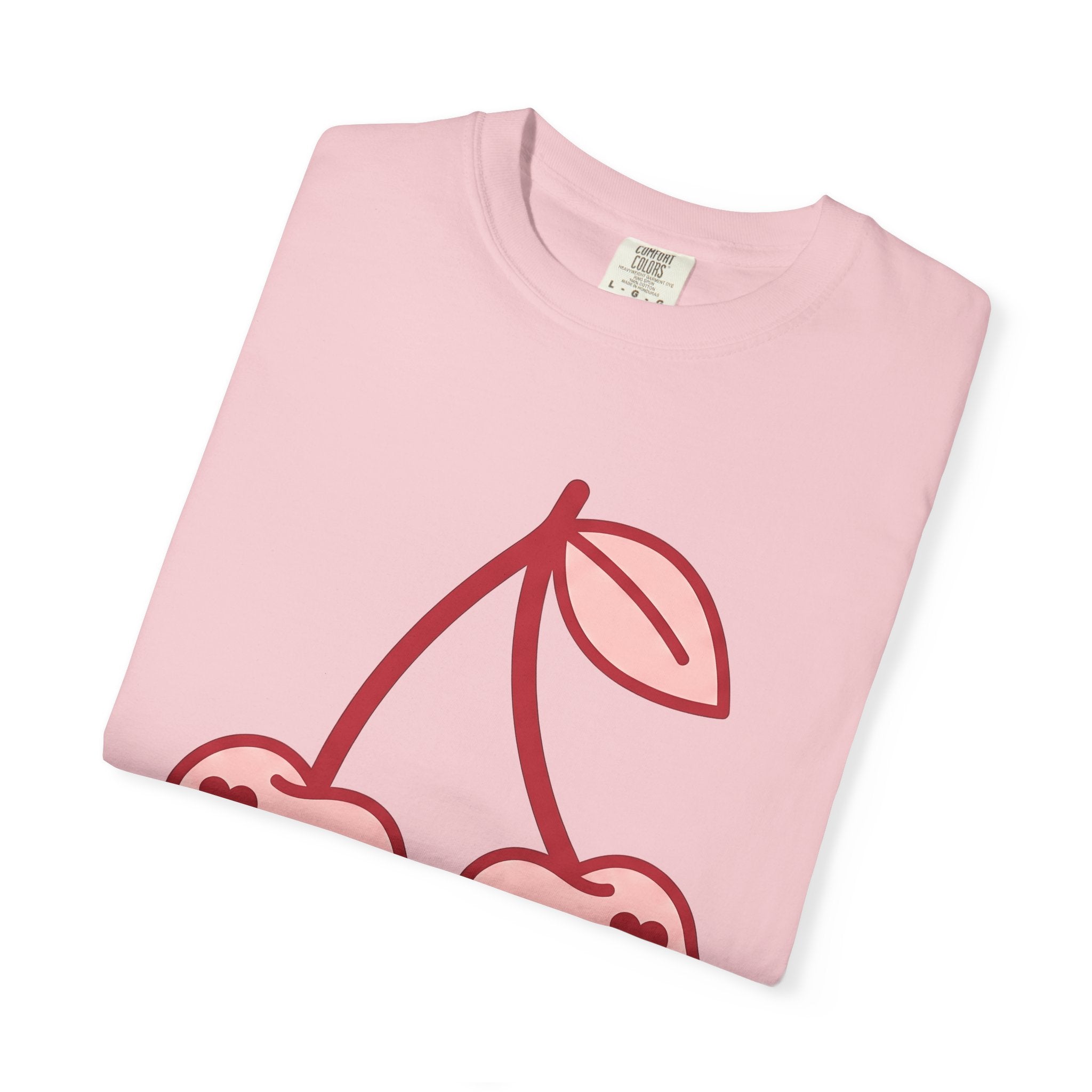 Cherry Couple Shirt Valentines Day Love Gift Women Minimalist Tee Cherries T-Shirt Valentine Fan Simple Tshirt Romance Graphic Retro Heart