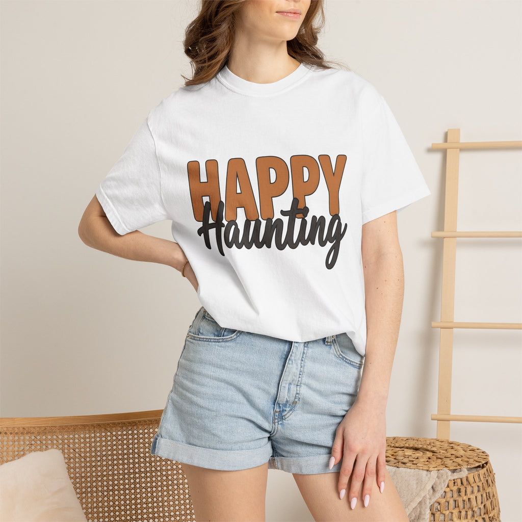 Spooky Quote Shirt Halloween Party Gift Women Playful Tee Horror T-Shirt Halloween Fan Creepy Tshirt Celebration Graphic Retro Script Font