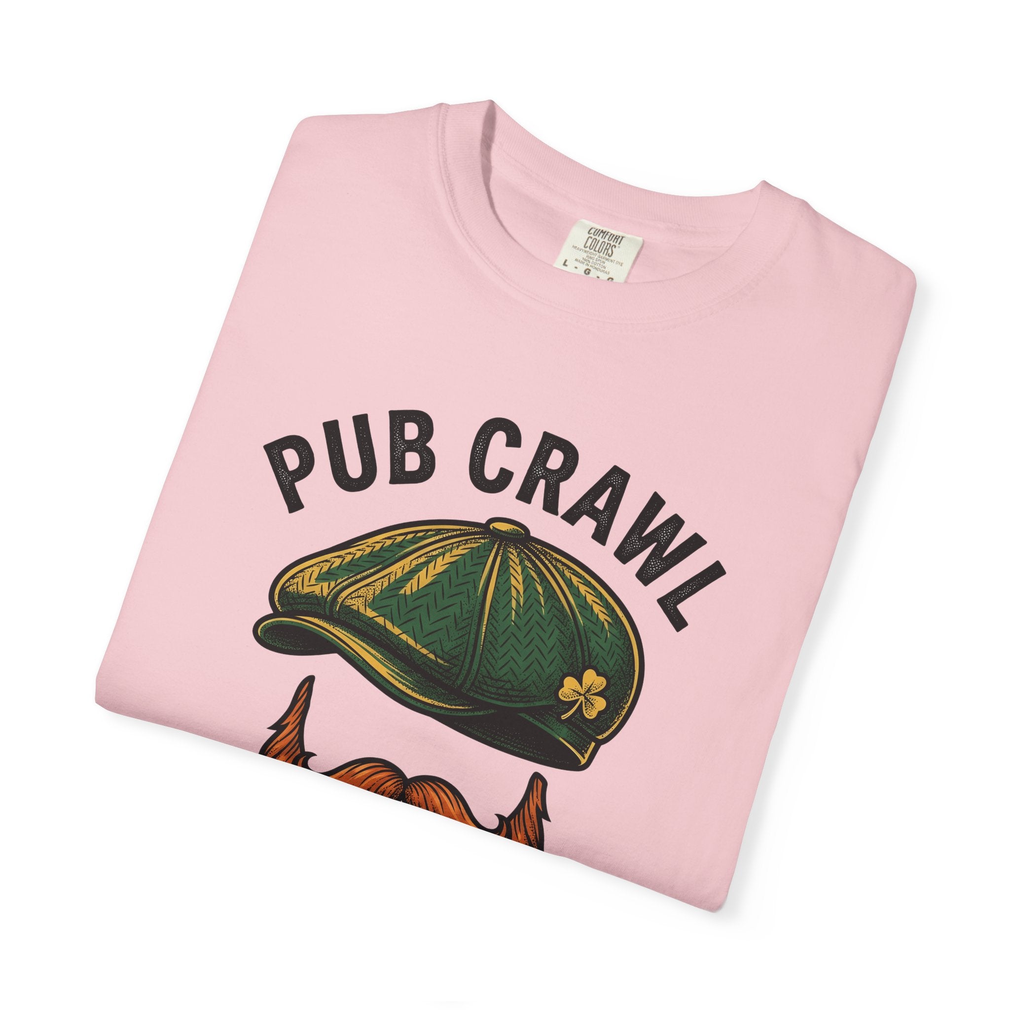 Leprechaun Hat Beard Shirt St Patrick's Day Drinking Gift Women Vintage Tee Top Hat T-Shirt Saint Patrick Fan Distressed Tshirt Boozy