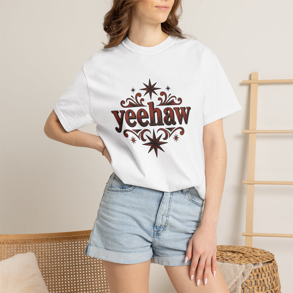 Western Typography Shirt Cowgirl Country Gift Women Vintage Tee Typography T-Shirt Cowgirl Fan Distressed Tshirt Rural Graphic Retro Star