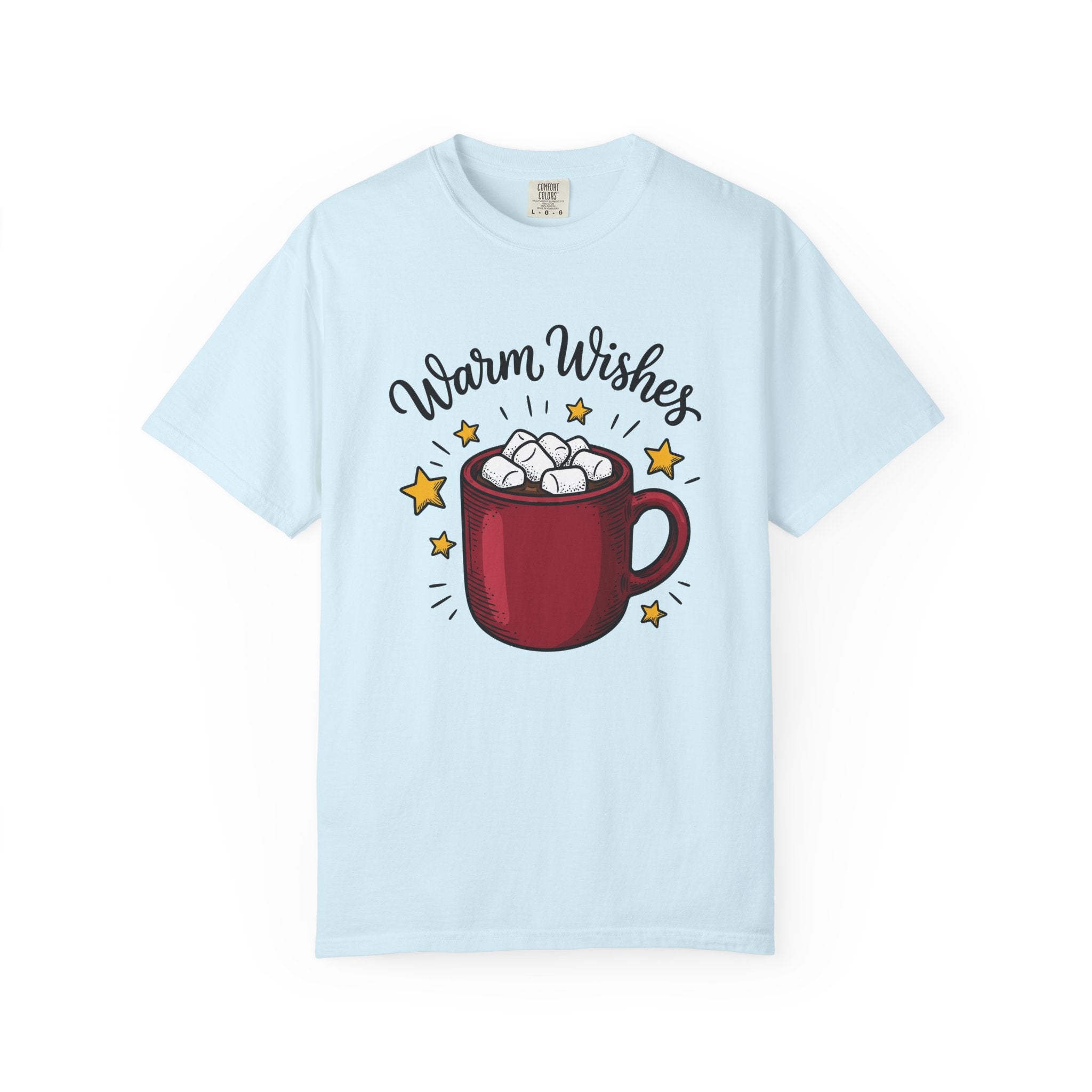 Chocolate Drink Mug Shirt Christmas Frost Gift Women Doodle Tee Cocoa T-Shirt Christmas Fan Hot Cocoa Tshirt Frosty Graphic Minimalist Shine