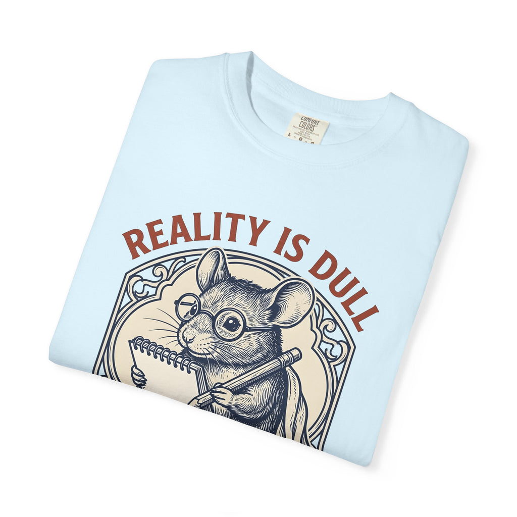 Mouse Sketch Shirt Cute Illustrator Gift Women Retro Tee Rodent T-Shirt Adorable Fan Vintage Tshirt Artist Graphic Doodle Spectacles Tshirt
