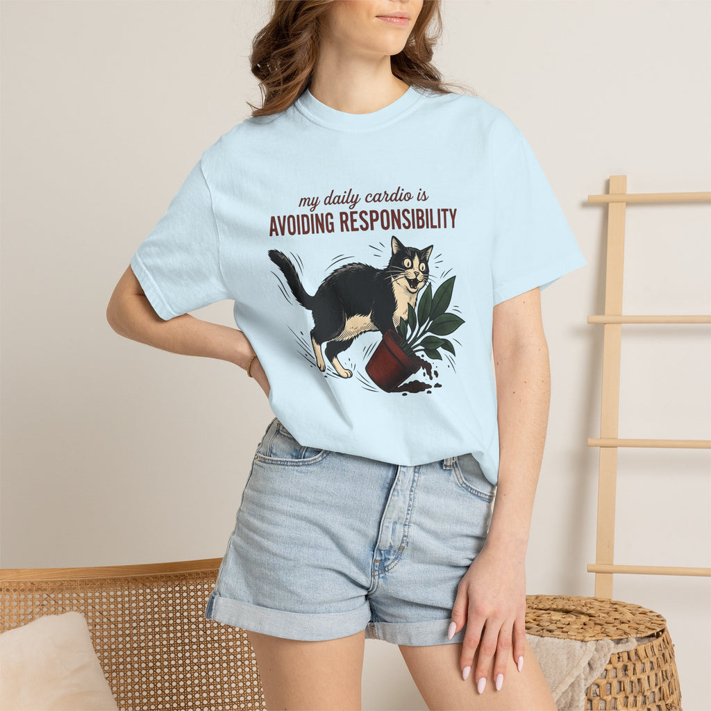 Tuxedo Cat Shirt Cat Humor Gift Women Vintage Tee Cat T-Shirt Cat Fan Retro Tshirt Funny Graphic Hand Drawn Houseplant Tshirt