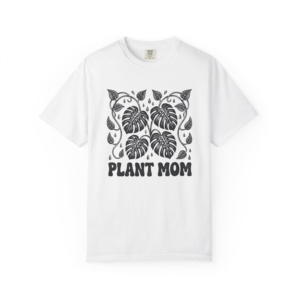 Monstera Leaf Shirt Boho Chic Greenery Gift Women Line Art Tee Swiss Cheese Plant T-Shirt Bohemian Fan Minimalist Tshirt Foliage Graphic
