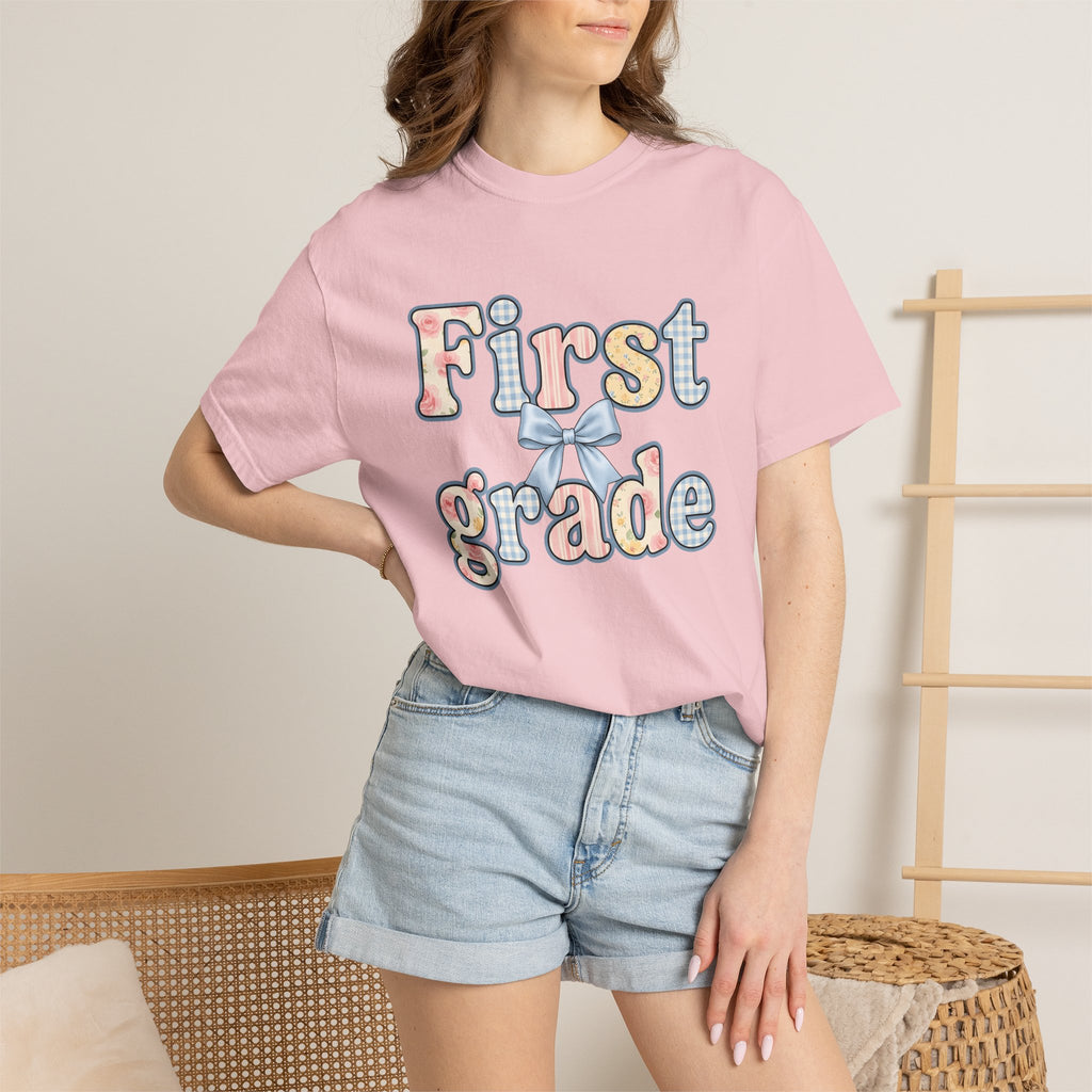 Floral Print Words Shirt Teachers Education Gift Women Hand Drawn Tee Typography T-Shirt Educator Enthusiast Illustrated Tshirt Learning