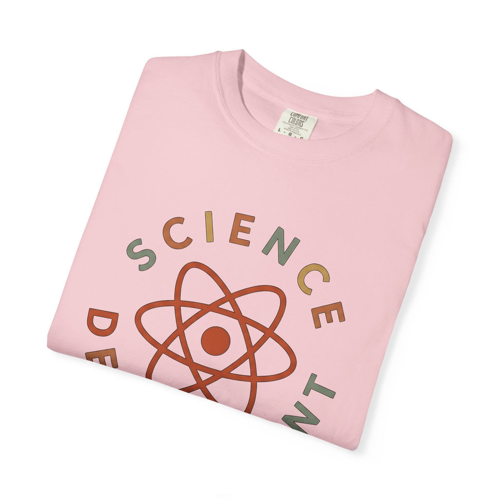 Atom Design Shirt Teacher Biology Gift Women Line Art Tee Atomic T-Shirt Educator Enthusiast Illustration Graphic Hand Drawn Ring Tshirt
