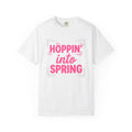 Spring Motto Shirt Easter Event Gift Women Fun Tee Quote T-Shirt Easter Fan Quirky Tshirt Festival Graphic Contemporary Decorative Strokes