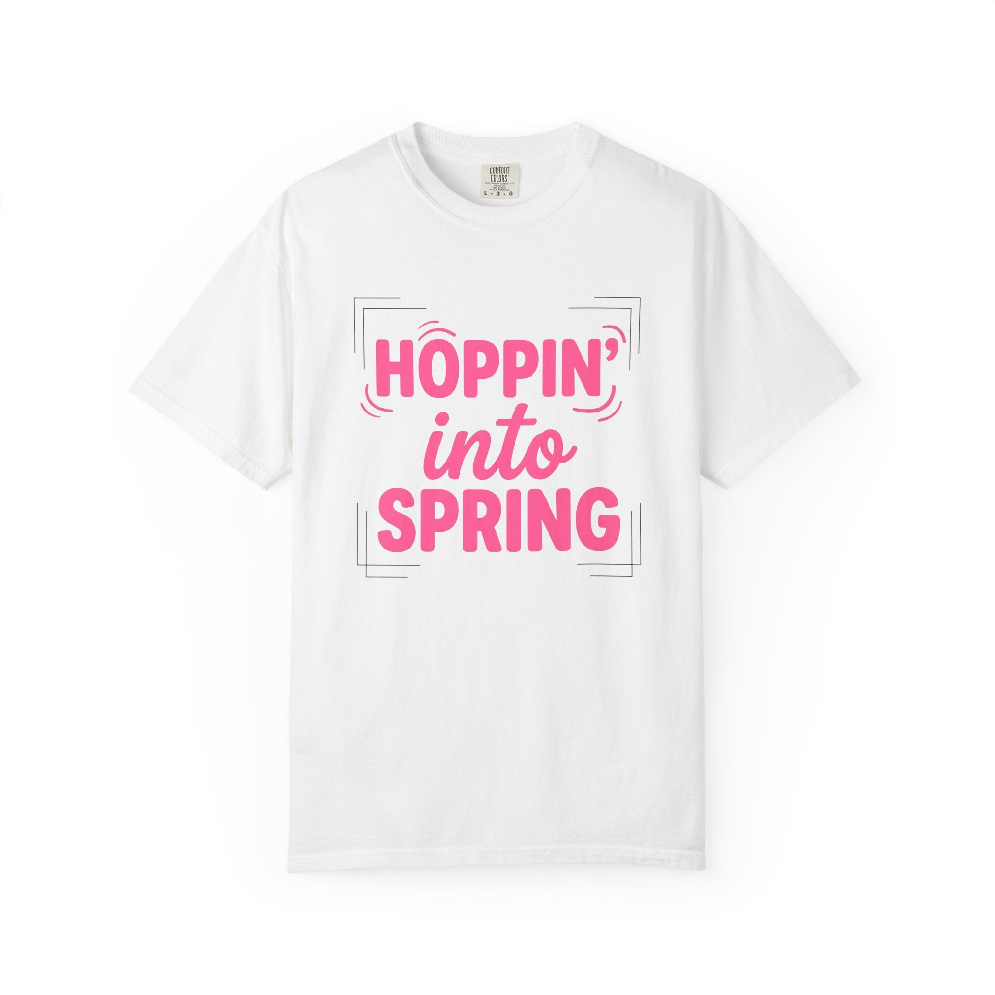Spring Motto Shirt Easter Event Gift Women Fun Tee Quote T-Shirt Easter Fan Quirky Tshirt Festival Graphic Contemporary Decorative Strokes