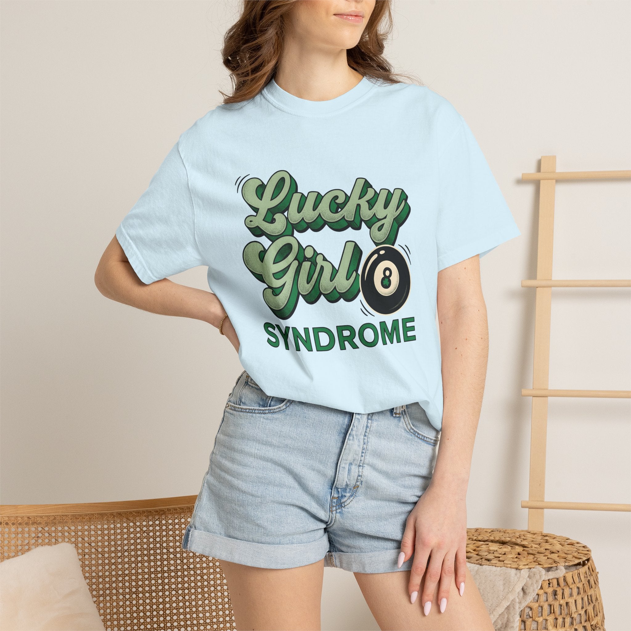 Billiard Ball Design Shirt St Patrick's Day Casino Gift Women Vintage Tee Pool Ball T-Shirt Luck Fan Retro Tshirt Gambling Graphic Strong