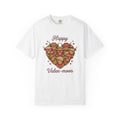 Highland Cows Shirt St Valentines Day Animal Gift Women Cartoon Tee Cow T-Shirt Valentine Fan Comic Tshirt Creature Graphic Vintage Heart