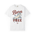 Prancing Horse Shirt America Independence Gift Women Classic Tee Stallion T-Shirt Patriot Fan Vintage Tshirt Liberty Graphic Line Art