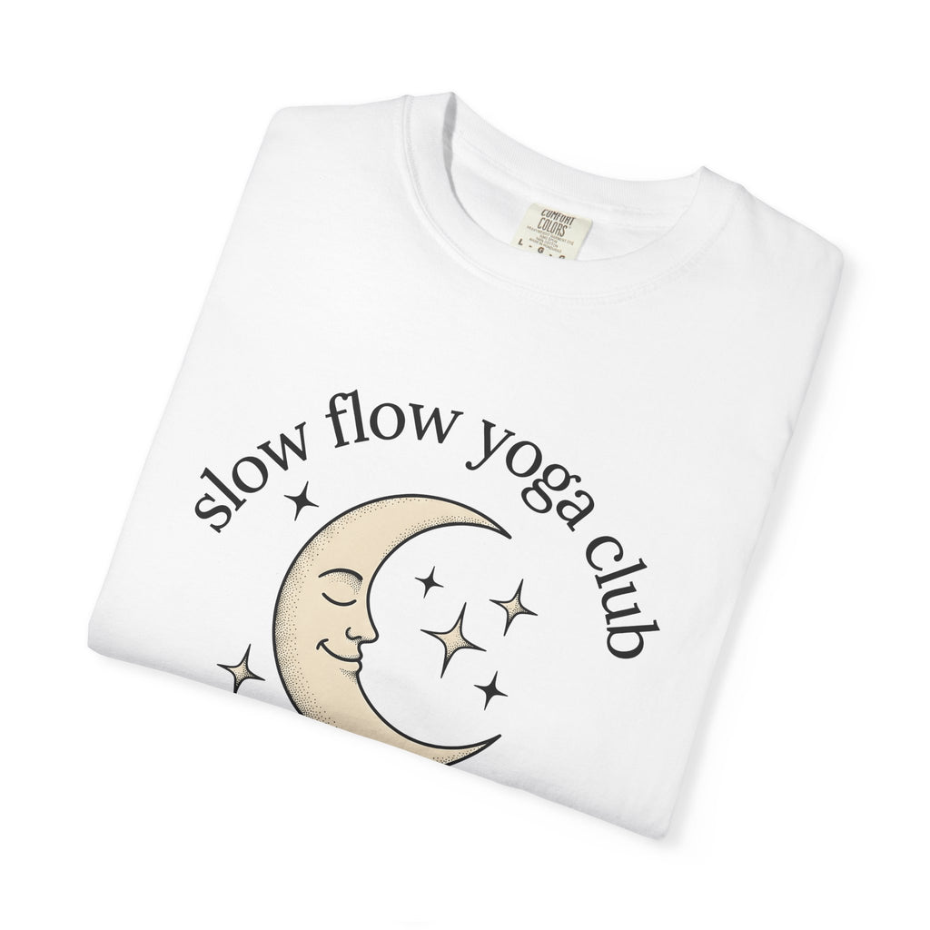 Crescent Moon Shirt Yoga Mindfulness Gift Women Hippie Tee Lunar T-Shirt Meditation Enthusiast Bohemian Tshirt Meditation Graphic Retro