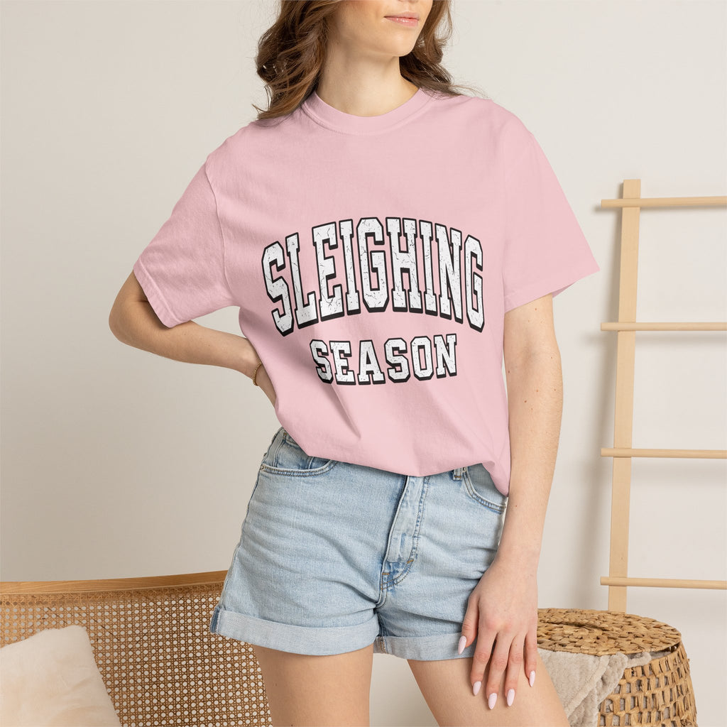 Varsity Font Shirt Christmas Celebration Gift Women Hand Drawn Tee Lettering T-Shirt Xmas Fan Typography Tshirt Party Graphic Vintage Arched
