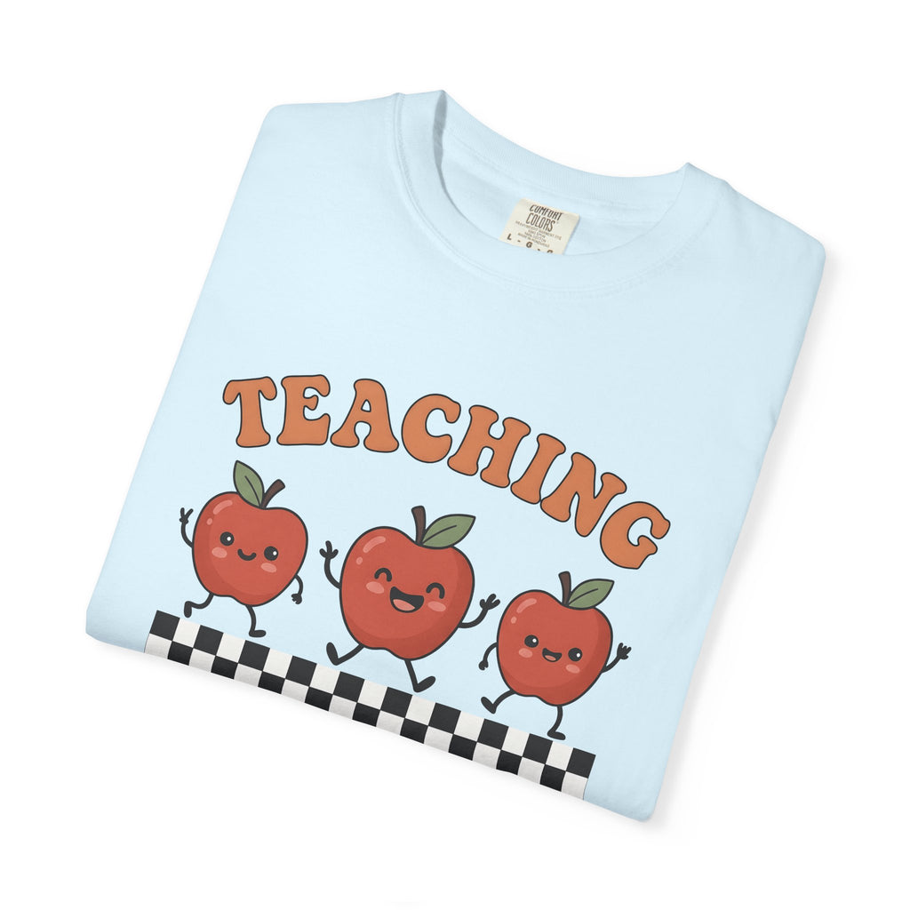 Cheerful Apples Shirt Teacher Thanks Gift Women Sweet Tee Apples T-Shirt Educator Enthusiast Cute Tshirt Appreciation Graphic Old School