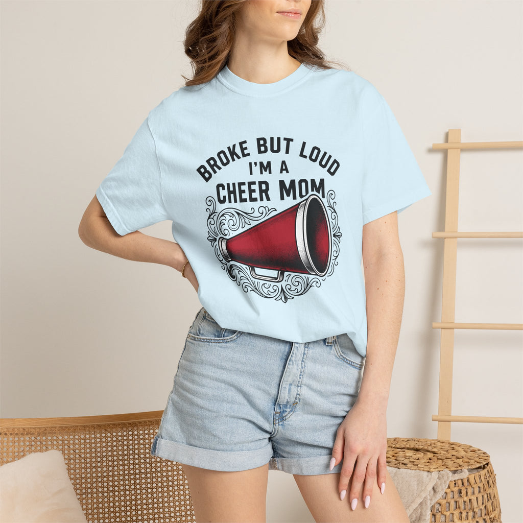 Loudspeaker Shirt Cheer Mom Athletics Gift Women Rustic Tee Speaker T-Shirt Sports Fan Vintage Tshirt Athlete Graphic Old School Spiral
