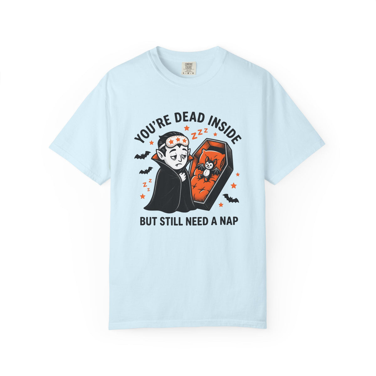 Vampire Illustration Shirt Halloween Alternative Unisex Gift Comic Tee