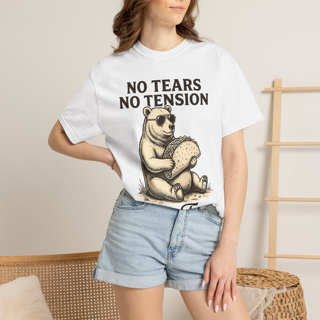 Bear Taco Shirt Valentines Day Food Gift Women Vintage Tee Taco T-Shirt Valentine Fan Retro Tshirt Cuisine Graphic Hand Drawn Sunglasses