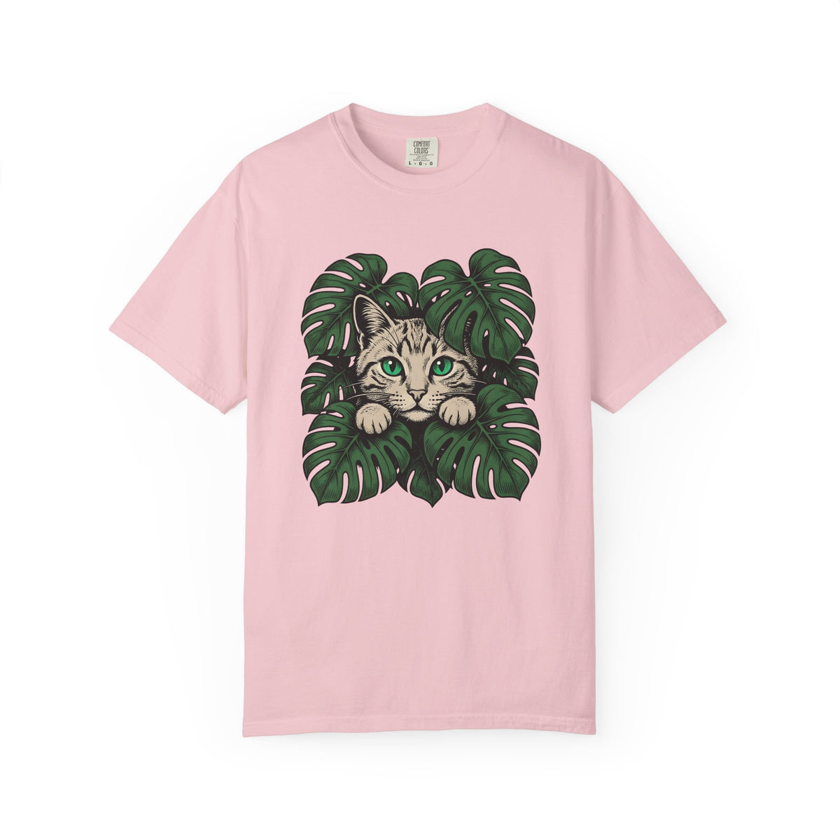 Tabby Cat Shirt Cat Nature Unisex Gift Botanical Tee Kitten T-Shirt Cat Fan