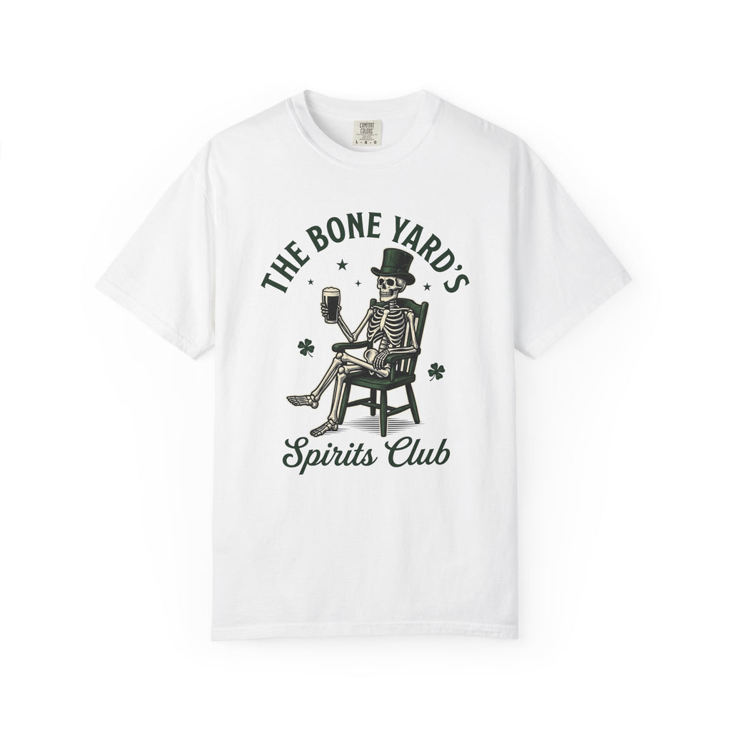 Skull Top Hat Shirt St Patrick's Day Tavern Gift Women Retro Tee Top Hat T-Shirt Irish Fan Vintage Tshirt Pub Graphic Sketch Ale Tshirt