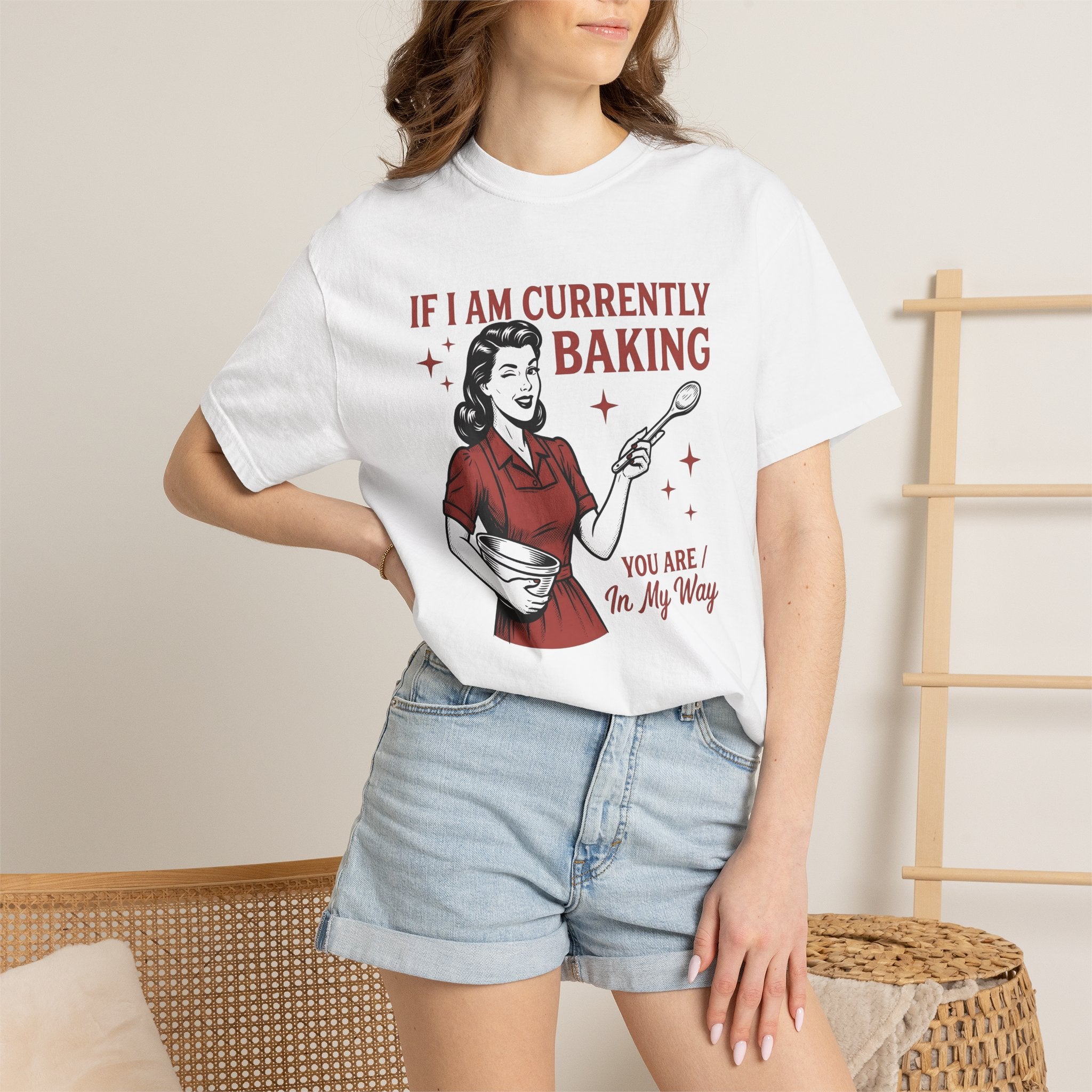 Old Fashioned Baker Shirt Baking Comedy Gift Women Antique Tee Pastry Chef T-Shirt Baker Fan Vintage Tshirt Humor Graphic Doodle Mixing Bowl