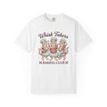 Pastry Cats Shirt Cat Desserts Gift Women Antique Tee Cake T-Shirt Cat Fan Kitty Tshirt Sweets Graphic Doodle Cooking Hats Tshirt