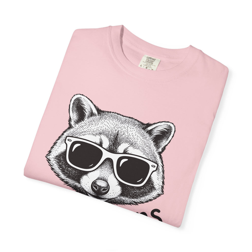 Raccoon Sunglasses Shirt Animals Wildlife Gift Women Hand Drawn Tee Trash Panda T-Shirt Animal Fan Wildlife Creature Graphic Tshirt Vintage