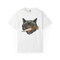 Black Kitty Shirt Cat Horror Gift Women Ink Tee Cat T-Shirt Cat Fan Tattoo Tshirt Scary Graphic Retro Knife Tshirt