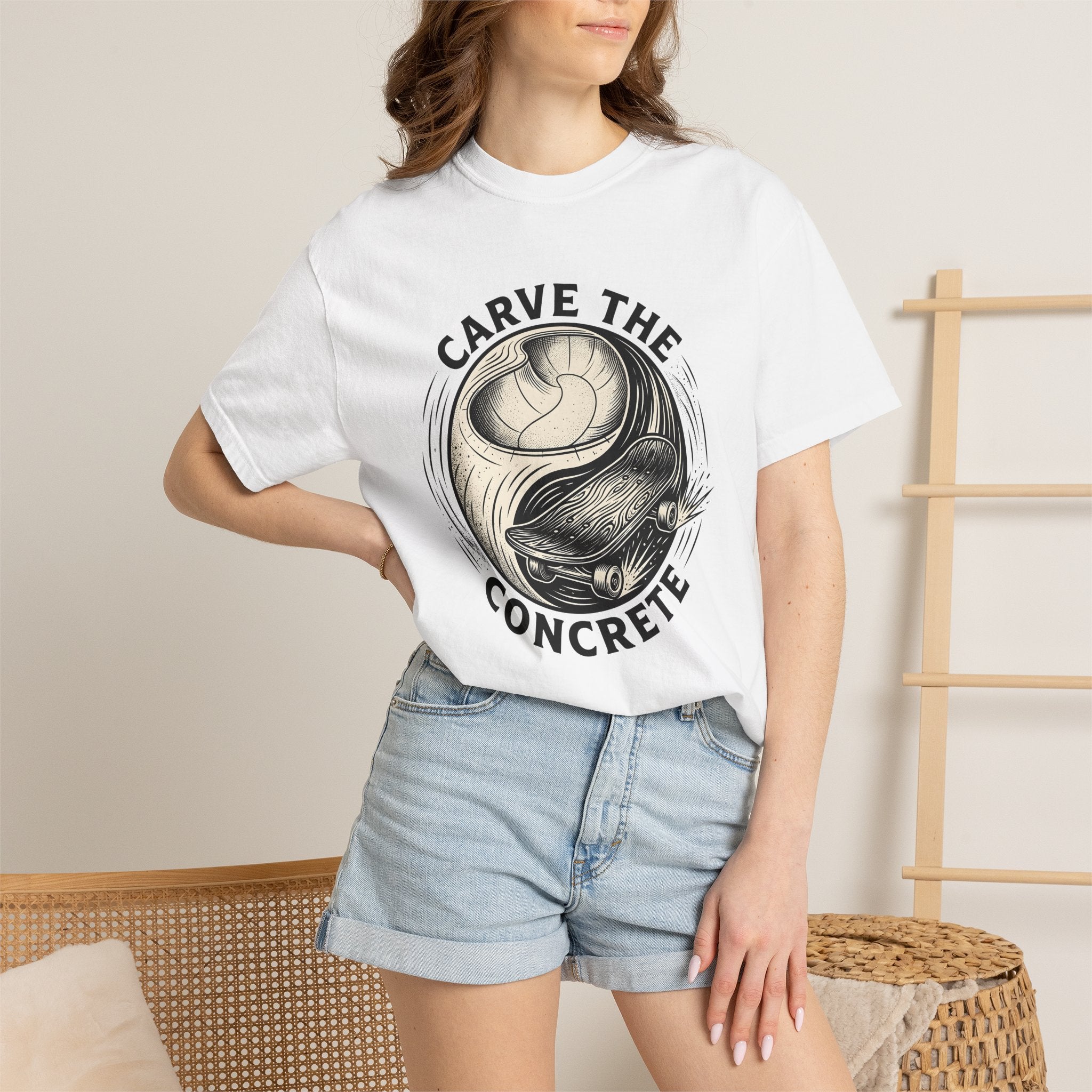 Skateboard Bowl Shirt Skateboarding Streetwear Gift Women Tattoo Style Tee Ramp T-Shirt Skater Enthusiast Ink Tshirt Casual Graphic Vintage