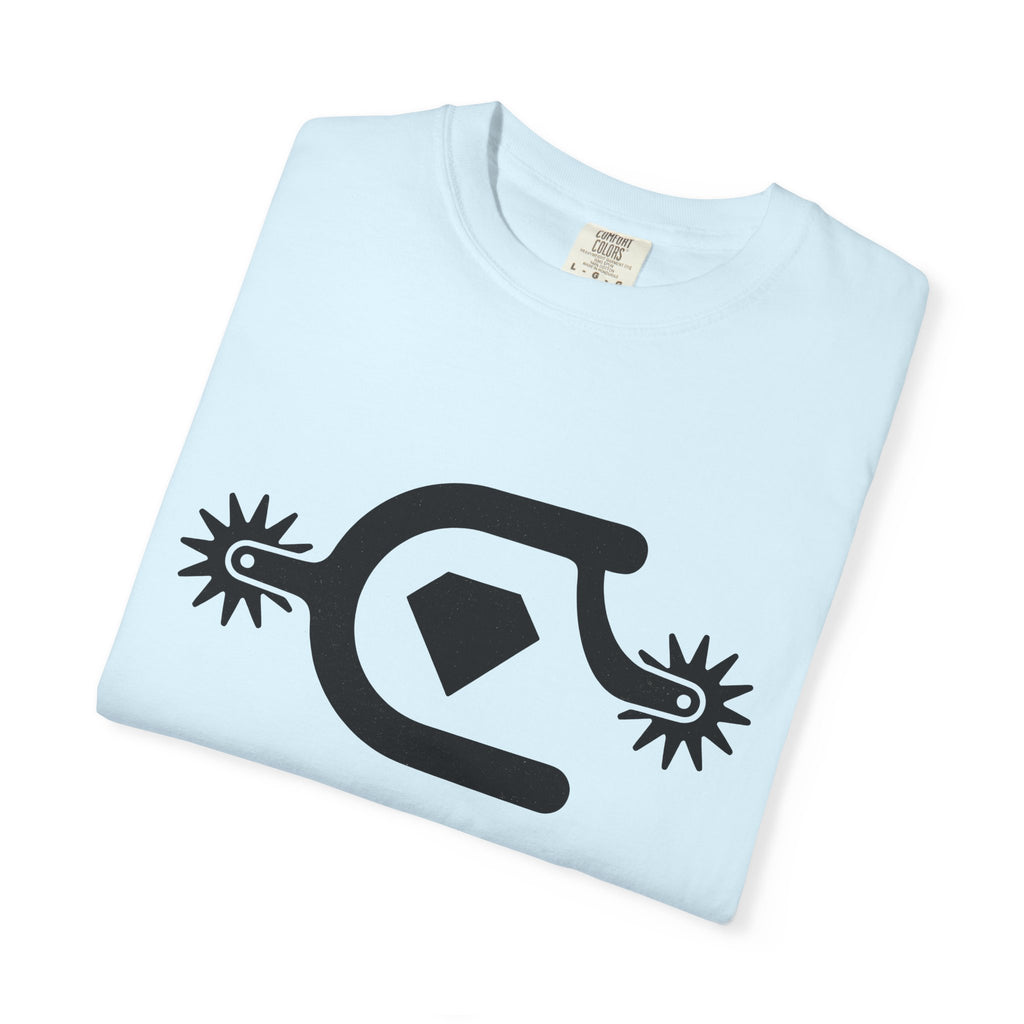 Cowboy Spurs Shirt Cowgirl Cowboy Gift Women Line Art Tee Riding Gear T-Shirt Rodeo Fan Minimalist Tshirt Cowboy Graphic Classic Geometric