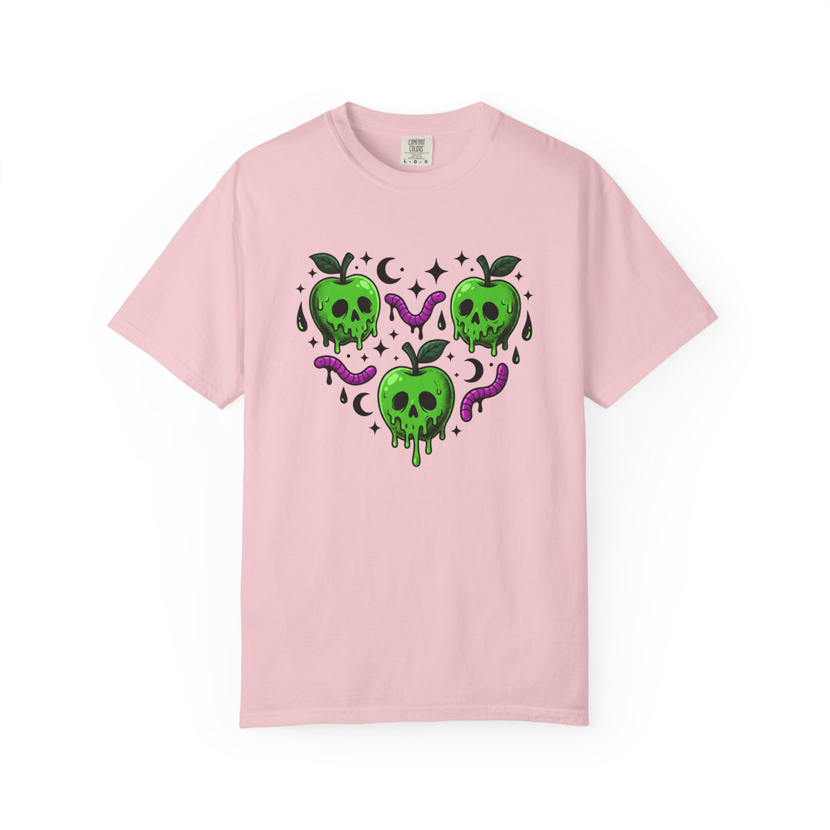 Toxic Apple Shirt Halloween Emo Unisex Gift Horror Tee Poisoned Apple T-Shirt
