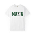 Soccer Ball Text Shirt Moms Sports Gift Women Bold Tee Football T-Shirt Mom Fan Bold Typography Tshirt Athlete Graphic Retro Sports Tshirt