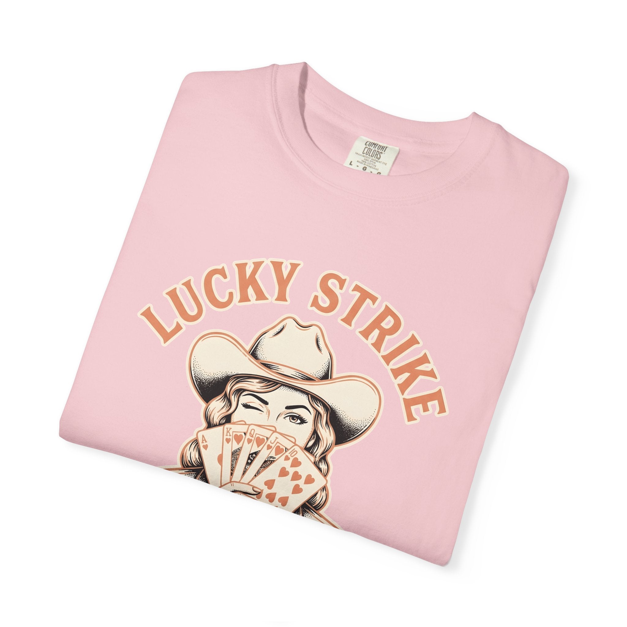 Cowgirl Cards Shirt Cowgirl Cowboy Gift Women Classic Tee Playing Cards T-Shirt Rodeo Fan Retro Tshirt Cowboy Graphic Old School Poker Cards