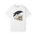 Raven Skull Shirt Halloween Gothic Gift Women Gothic Tee Crow T-Shirt Horror Fan Dark Tshirt Dark Graphic Vintage Stars Tshirt