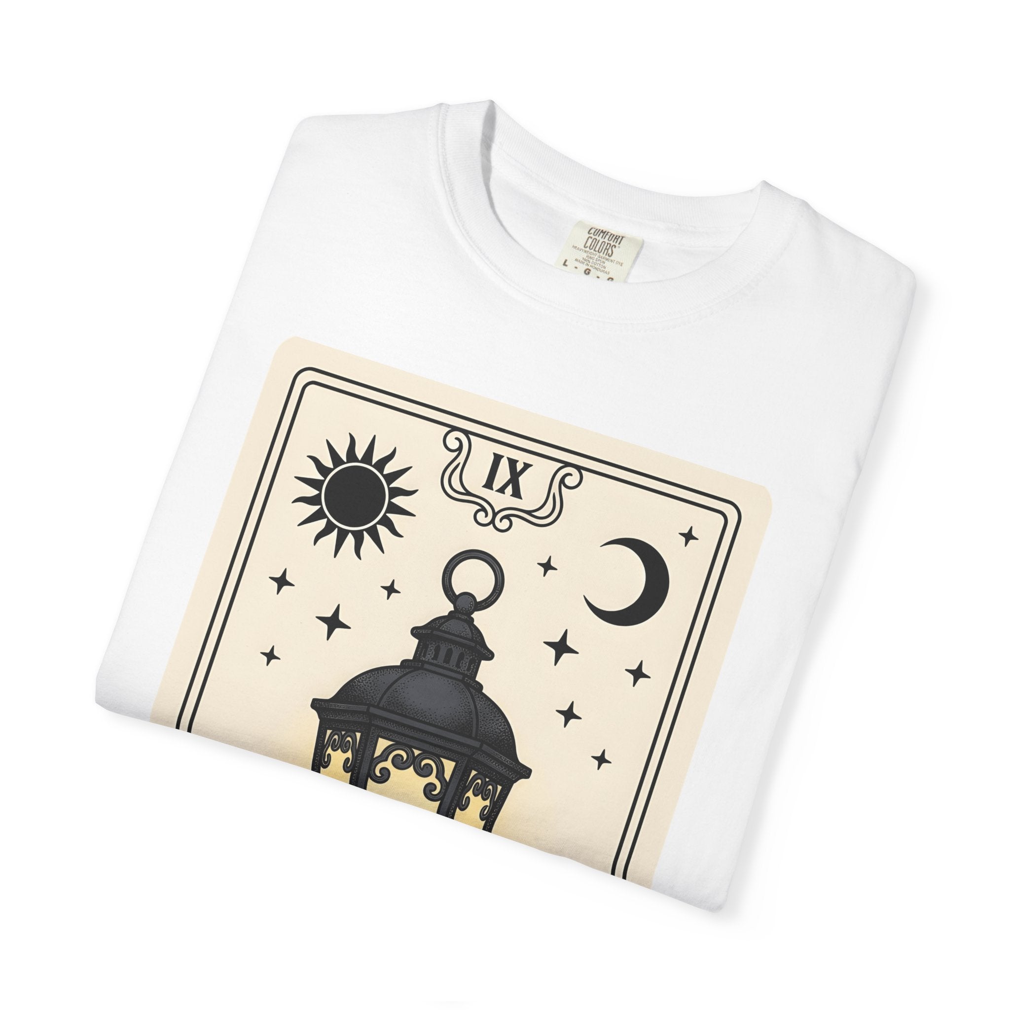 Tarot Card Lantern Shirt Boho Chic Wedding Gift Women Mystical Tee Lantern T-Shirt Bohemian Enthusiast Esoteric Tshirt Bridal Graphic