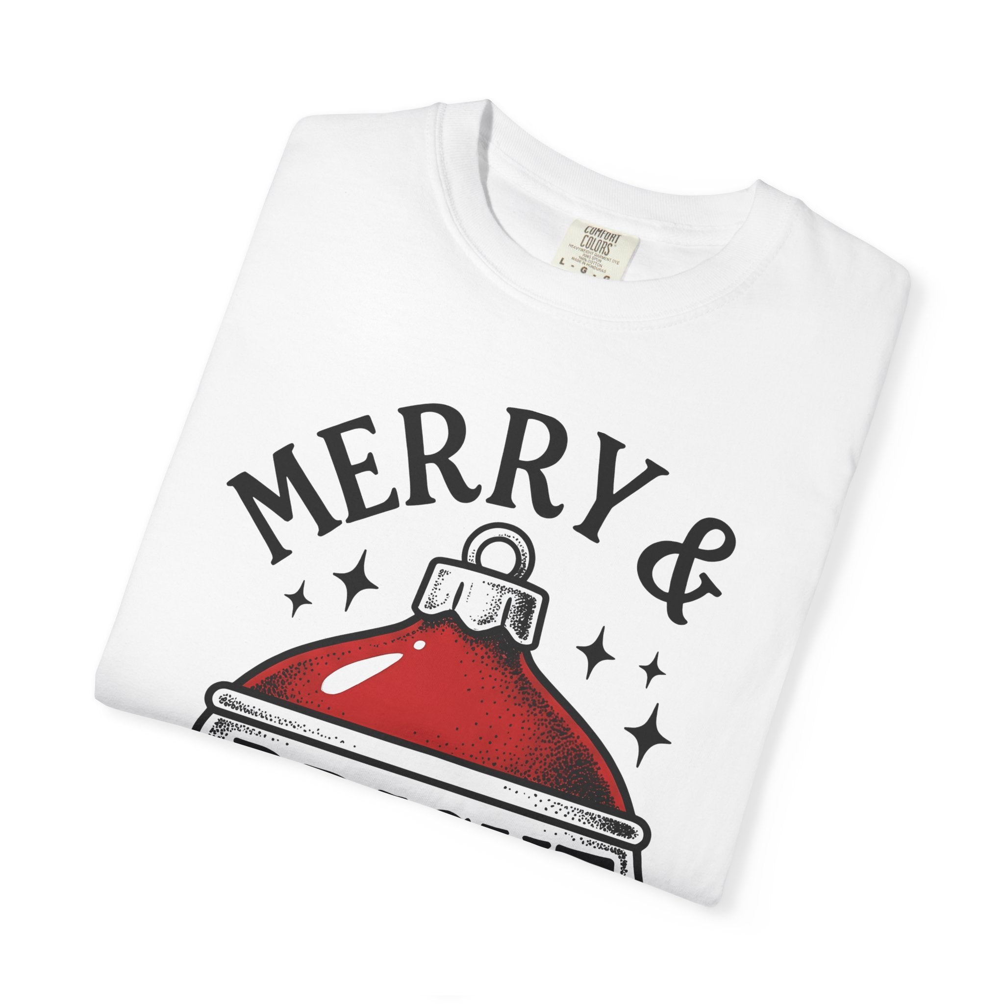Holiday Ornament Shirt Christmas Celebration Gift Women Retro Tee Bauble T-Shirt Xmas Fan Vintage Tshirt Party Graphic Sketch Star Shapes