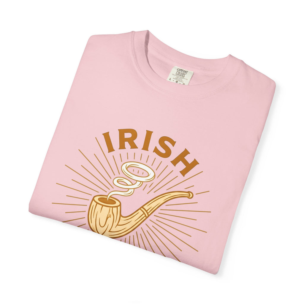 Tobacco Pipe Shirt St Patricks Day Celtic Gift Women Retro Tee Hookah T-Shirt Irish Fan Vintage Tshirt Celtic Graphic Sketch Vapor Tshirt