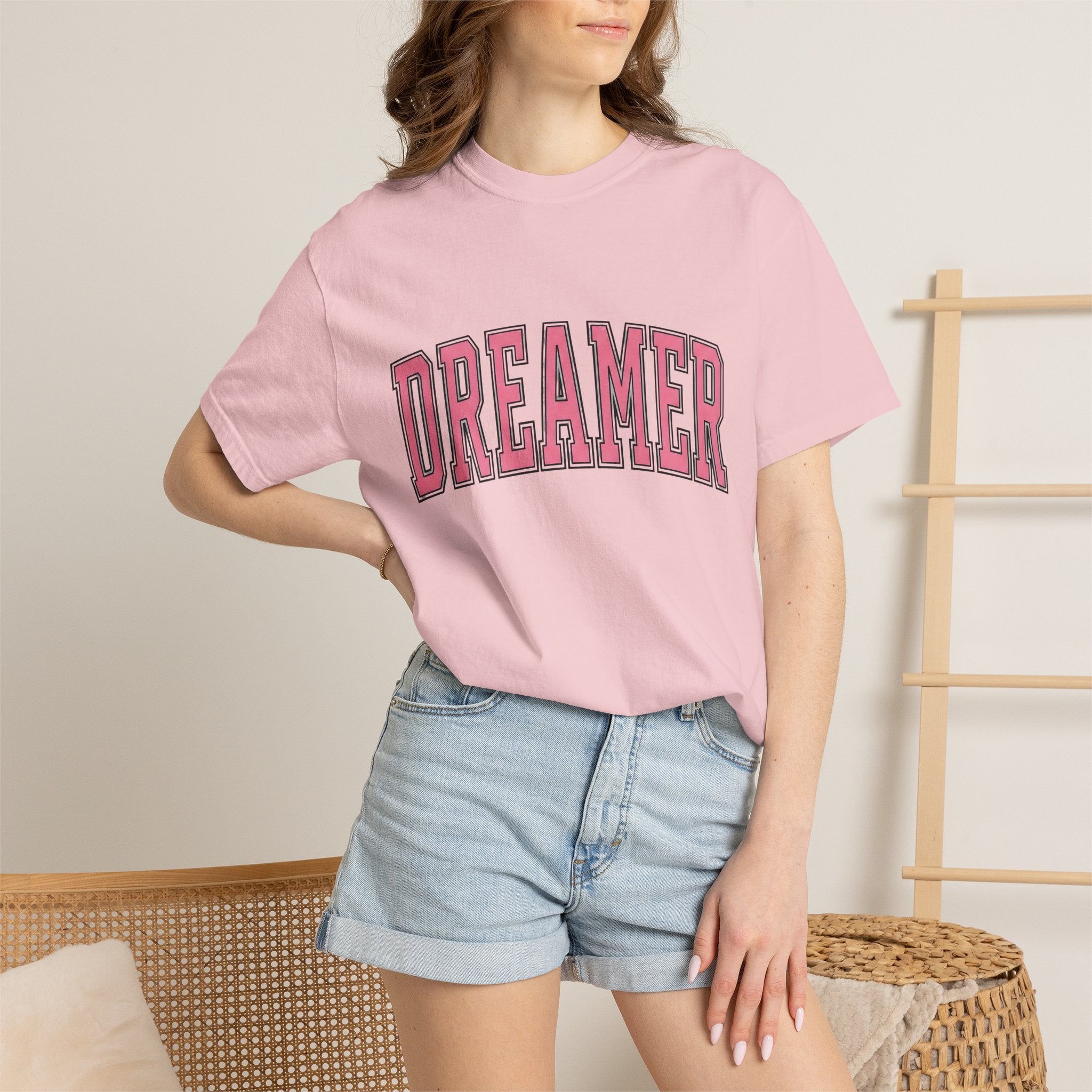 Varsity Print Shirt Valentine's Day Uplift Gift Women Thick Tee Letterman T-Shirt Romance Fan Vintage Tshirt Inspirational Graphic Classic