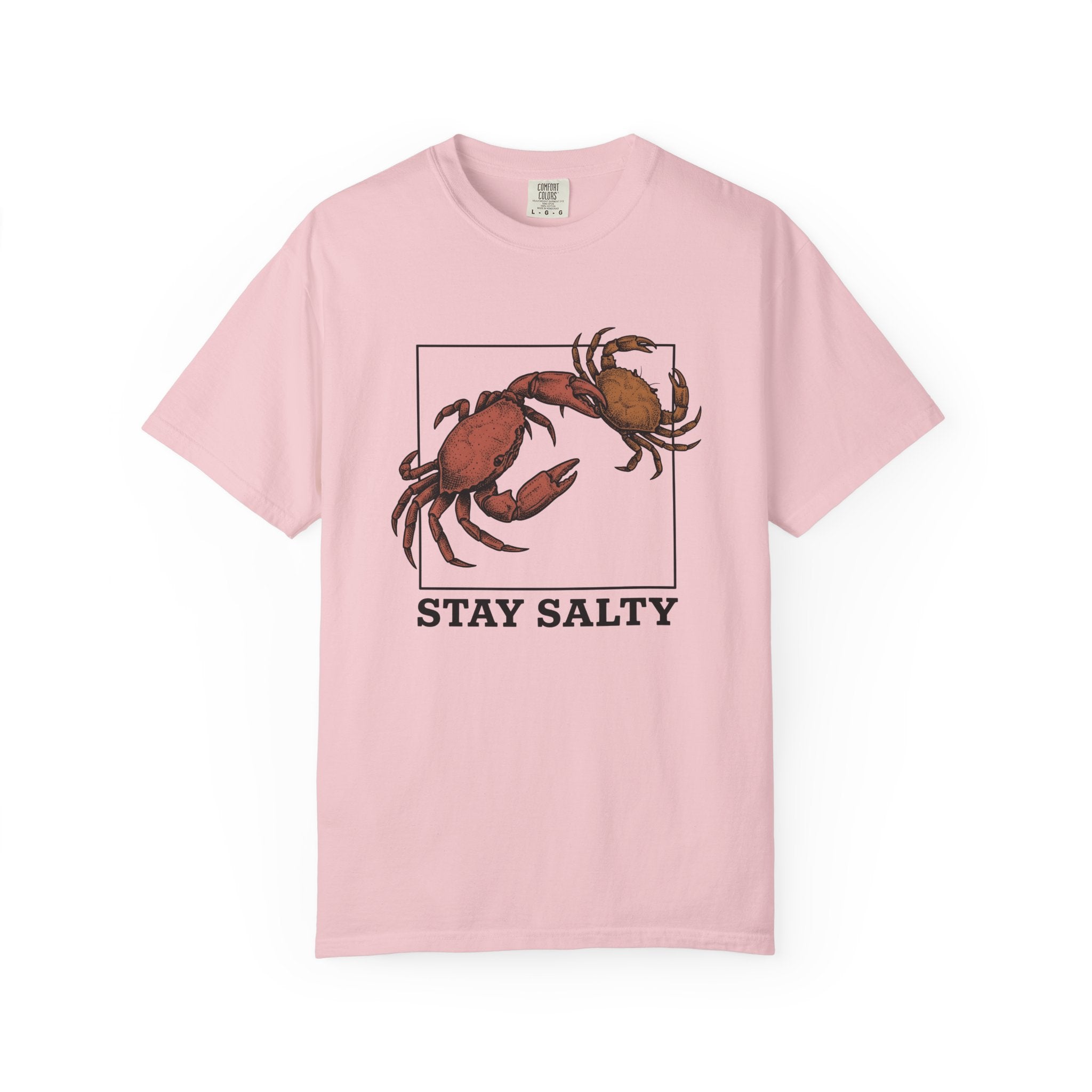 Crab Graphic Shirt Funny Seafood Gift Women Vintage Tee Crustacean T-Shirt Humor Fan Distressed Tshirt Shellfish Graphic Retro Frame Tshirt