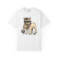 French Bulldog Shirt Dog Ranch Gift Women Animated Tee Bulldog T-Shirt Dog Fan Cartoon Tshirt Farm Graphic Old School Western Hat Tshirt