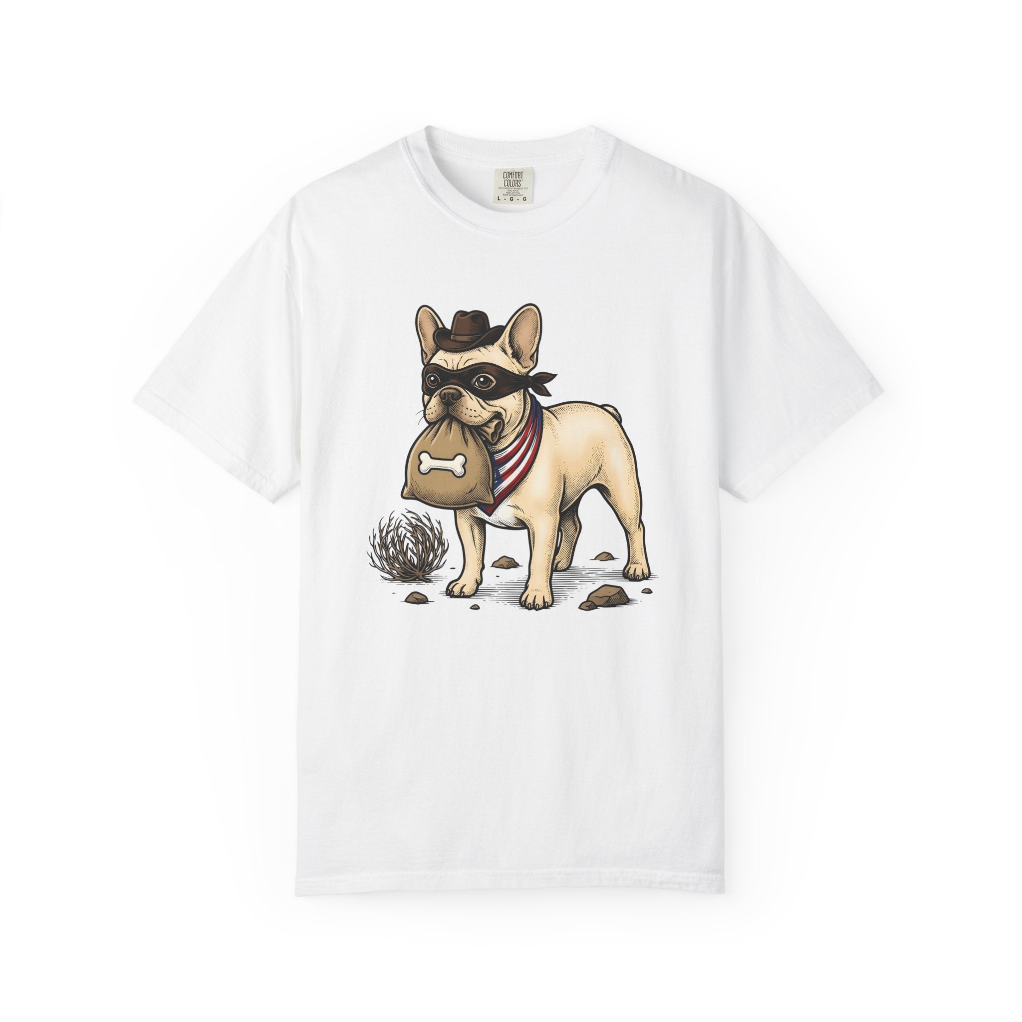 French Bulldog Shirt Dog Ranch Gift Women Animated Tee Bulldog T-Shirt Dog Fan Cartoon Tshirt Farm Graphic Old School Western Hat Tshirt