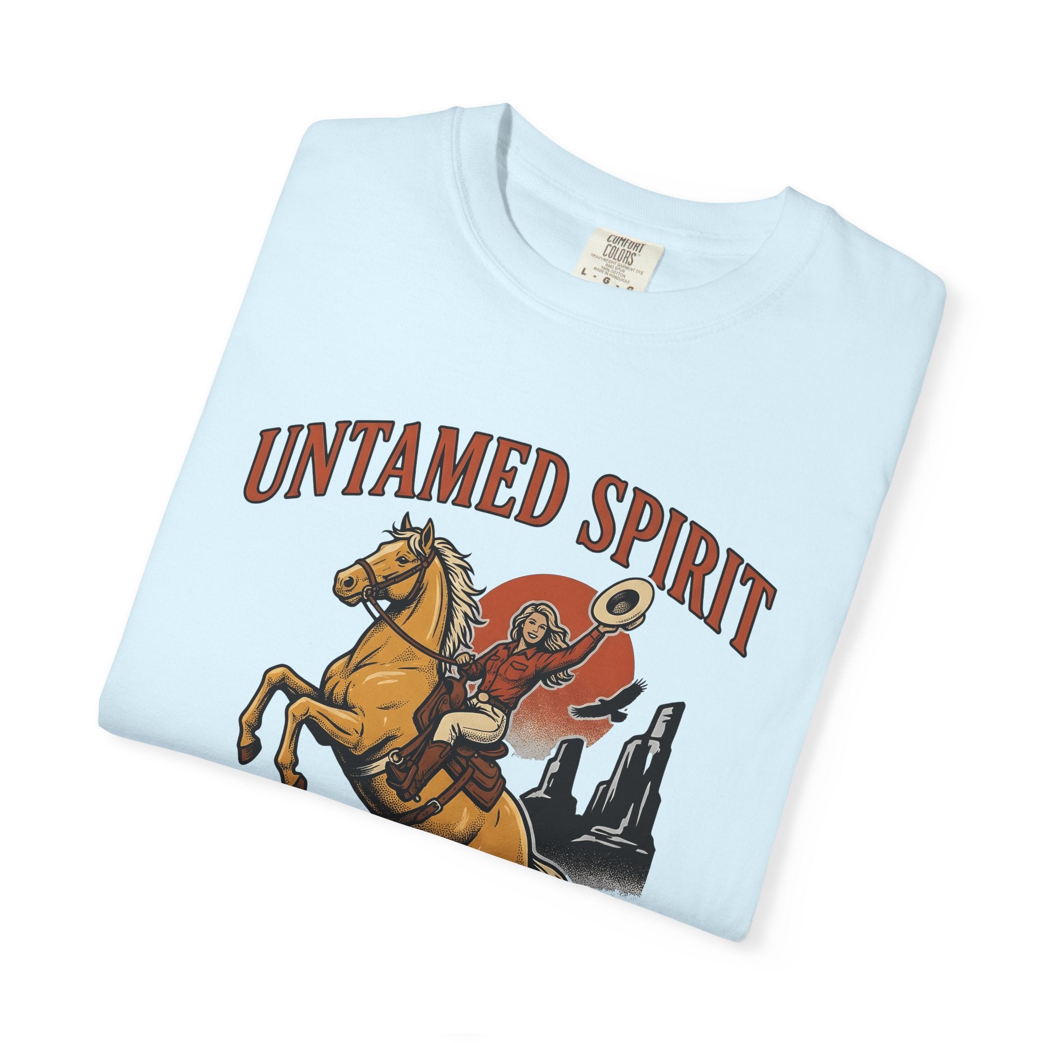 Cowgirl Horse Shirt Cowgirl Ranch Gift Women Vintage Tee Horseman T-Shirt Cowgirl Fan Retro Tshirt Farm Graphic Retro Desert Tshirt