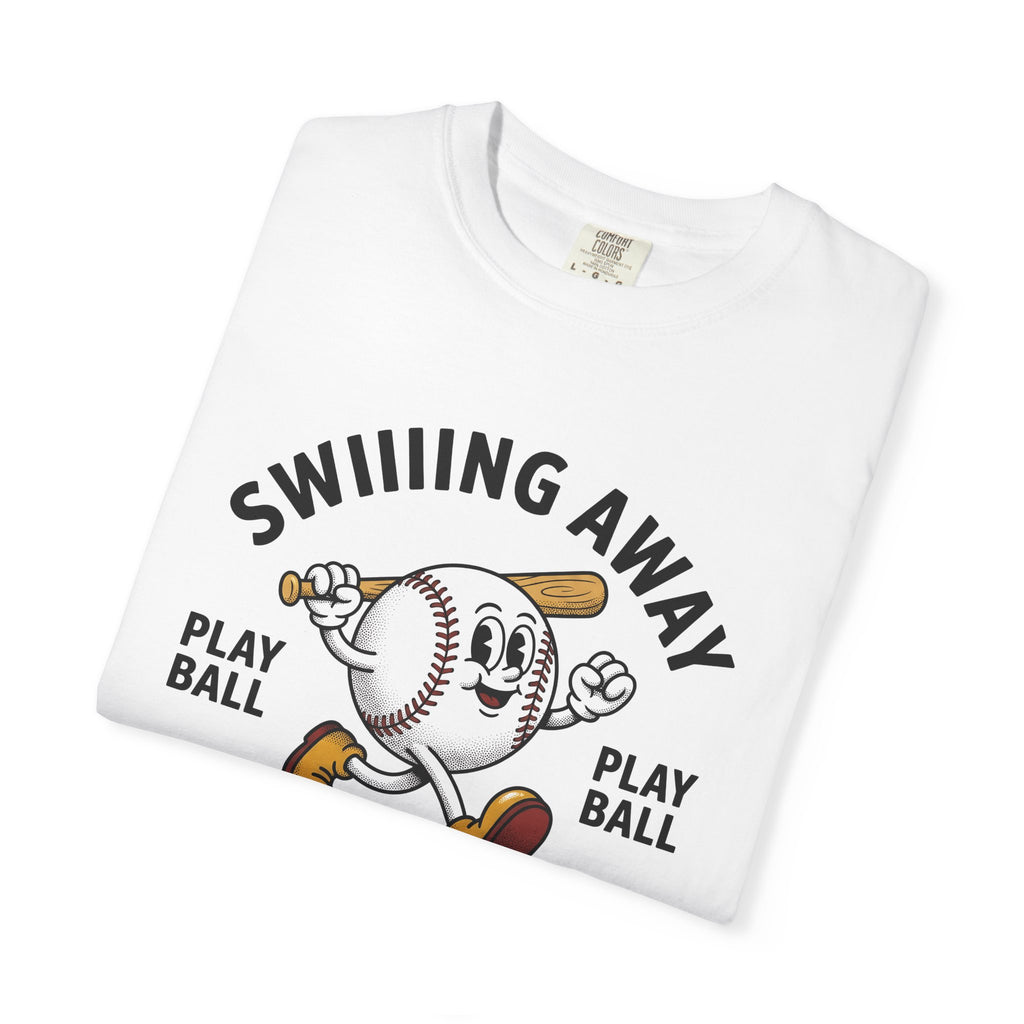 Baseball Character Shirt Baseball Sports Gift Women Cartoon Tee Mascot T-Shirt Baseball Fan Comic Tshirt Athletic Graphic Vintage Bat Tshirt