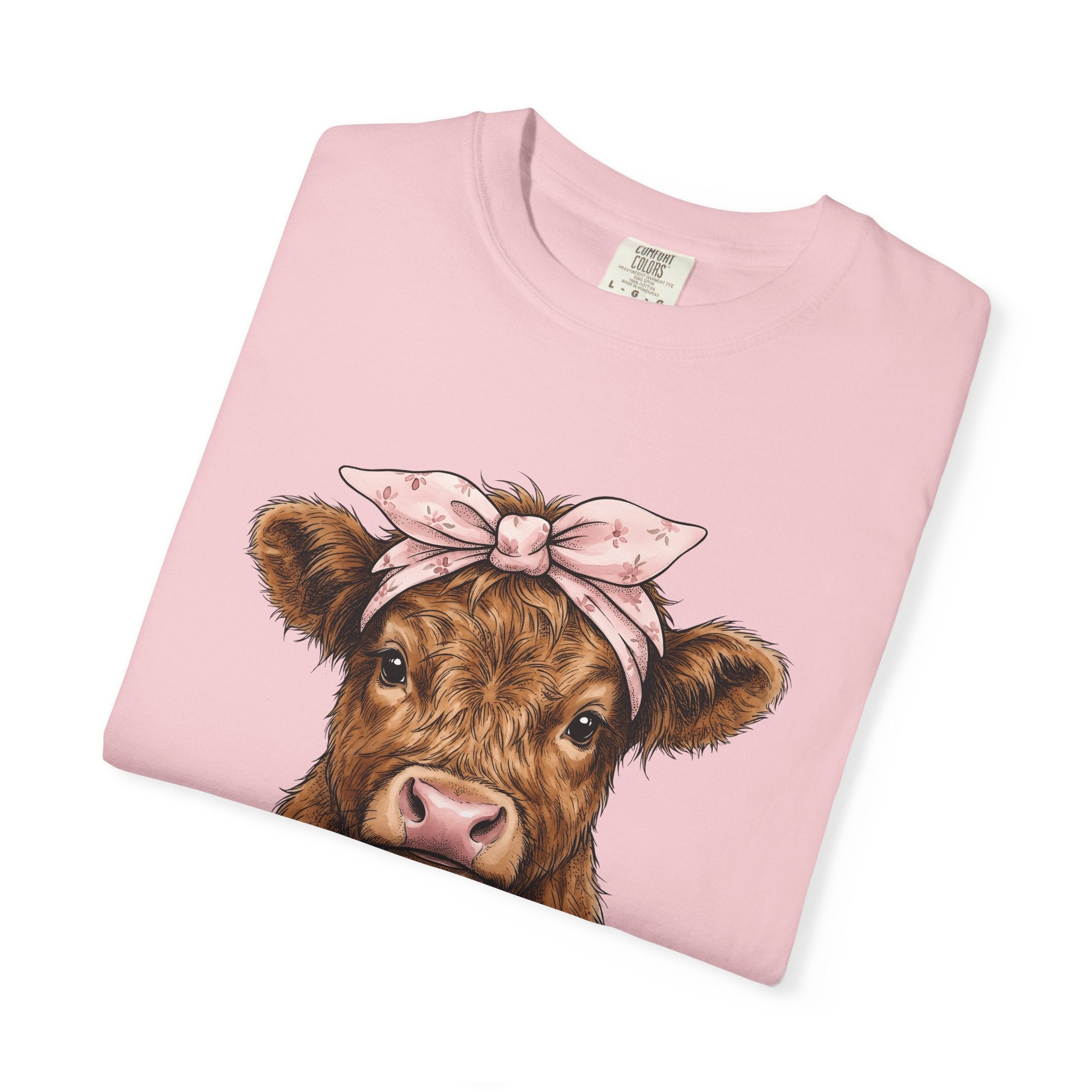 Fuzzy Cow Shirt Farm Pastoral Gift Women Cartoon Tee Cow T-Shirt Rancher Fan Cowboy Tshirt Pastoral Graphic Old School Bow Tie Tshirt