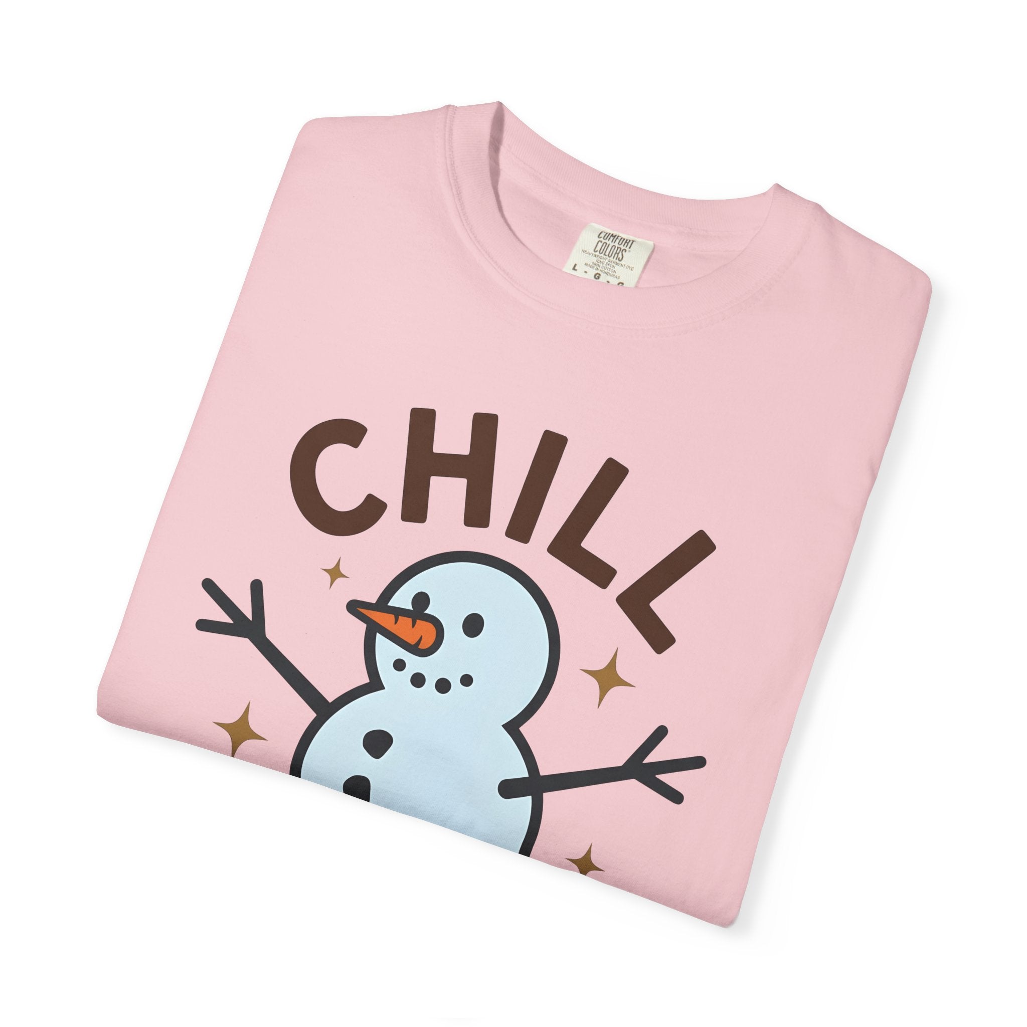 Snowman Clipart Shirt Christmas Holiday Gift Women Animated Tee Frostman T-Shirt Christmas Fan Cartoon Tshirt Holiday Graphic Classic