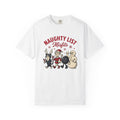 Playful Xmas Characters Shirt Christmas Fun Gift Women Sketch Tee Christmas Characters T-Shirt Xmas Fan Christmas Illustration Design