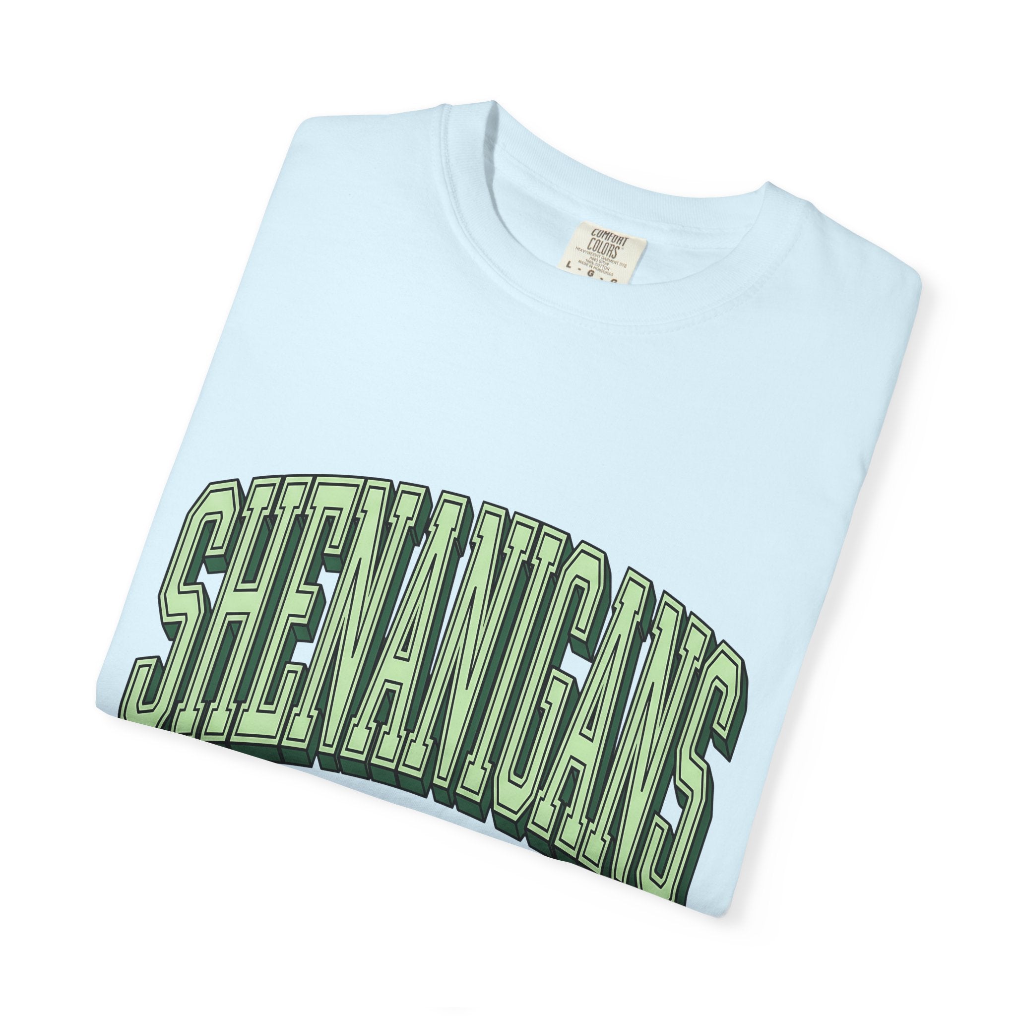 Curved Bold Text Shirt St Patrick's Day Jokes Gift Women Fun Tee Typography T-Shirt Shamrock Fan Quirky Tshirt Pun Graphic Vintage