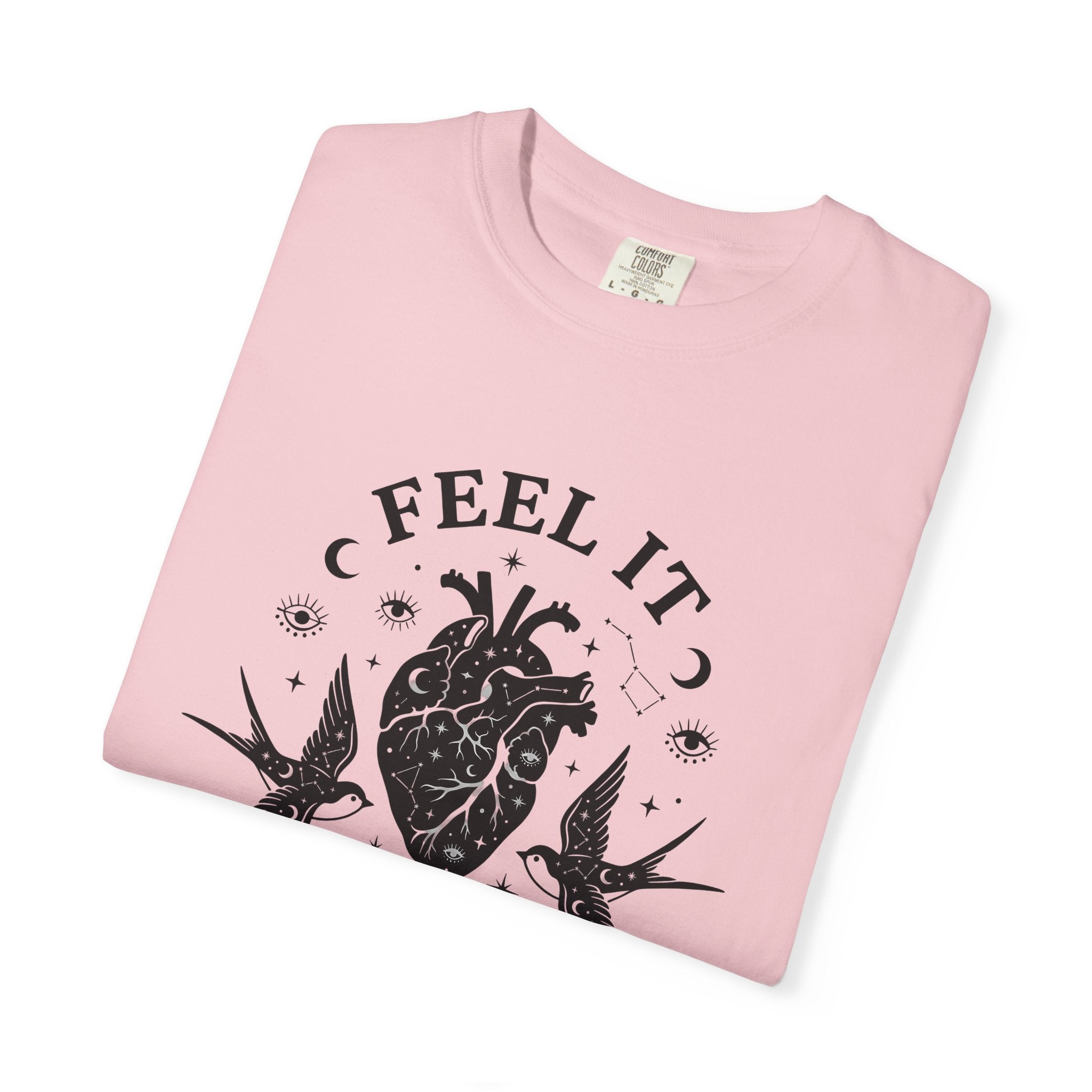 Heart Anatomy Shirt Boho Chic Witchcraft Gift Women Galaxy Tee Cardiac Anatomy T-Shirt Bohemian Fan Cosmic Tshirt Occult Graphic Classic